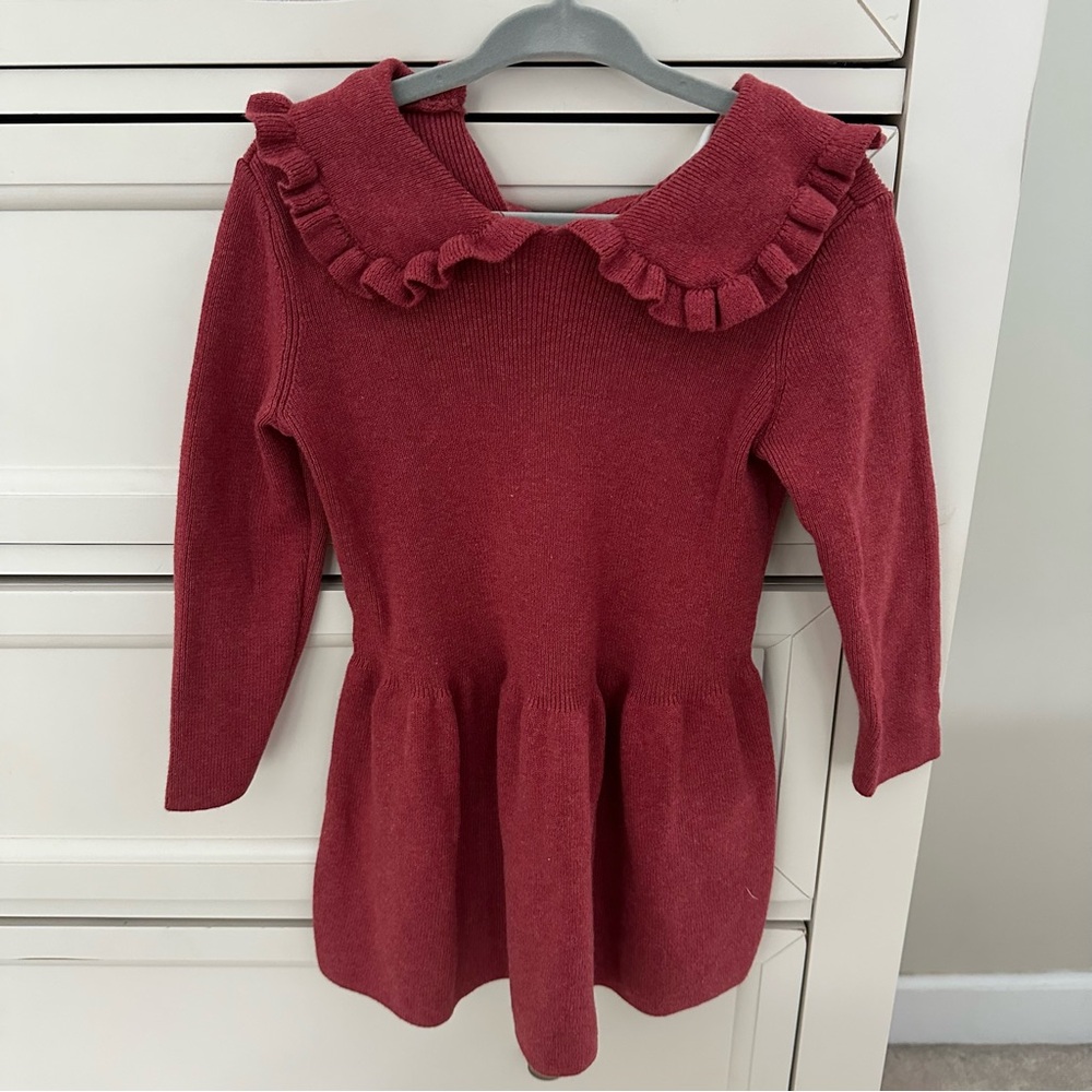 H&M Kids Red Ruffled Dress